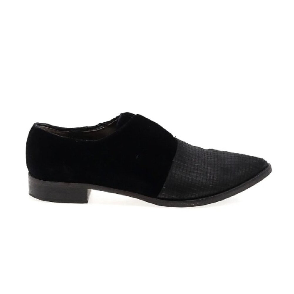Coclico Black Velvet & Leather Loafer/Smoking Slipper – EU 41 (~US 9.5–10)